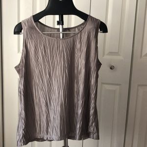 Chicos Grey Sleeveless Blouse